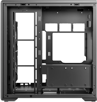 Корпус Deepcool CG590 MESH 2F черный без БП ATX 11x120mm 2xUSB3.0 audio bott PSU