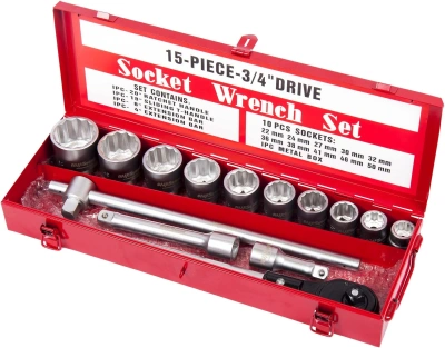 Набор инструментов Av Steel AV-531115 15 предметов (жесткий кейс)