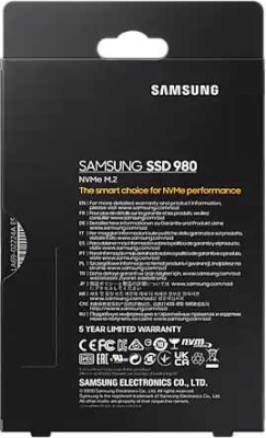 Накопитель SSD Samsung PCIe 3.0 x4 500GB MZ-V8V500BW 980 M.2 2280