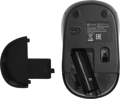 Мышь Оклик 665MW черный/красный оптическая 1600dpi беспров. USB для ноутбука 3but (1025135)