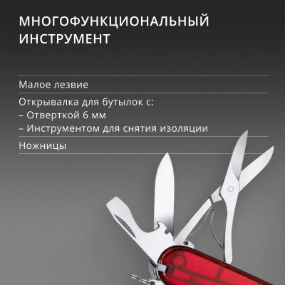 Нож перочинный Victorinox CyberTool M (1.7725.T) 91мм 34функц. красный карт.коробка