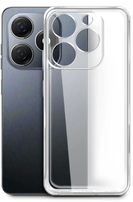 Чехол (клип-кейс) BoraSCO для Tecno Spark 20 Silicone Case прозрачный (72688)