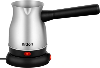 Кофеварка электрическая турка Kitfort КТ-7449 800Вт нержавеющая сталь/черный