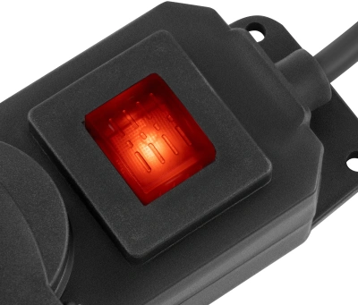 Сетевой фильтр Buro 300MDP-3-B 3м (3 розетки) черный (коробка)