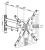 Кронштейн для телевизора Ultramounts UM905 черный 23"-55" макс.30кг настенный поворотно-выдвижной и наклонный