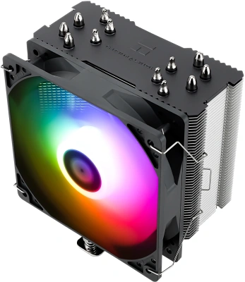 Устройство охлаждения(кулер) Thermalright Burst Assassin 120 ARGB Soc-AM5/AM4/1200/1700/1851 серебристый/черный 4-pin 25.6dB Al+Cu 510gr Ret (BA120-ARGB)