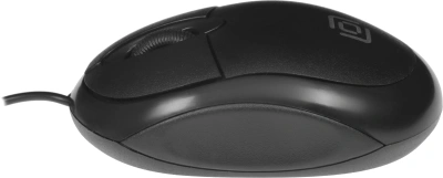 Мышь Оклик 105S черный оптическая 800dpi USB для ноутбука 3but (400941)