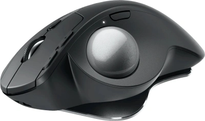 Трекбол Logitech Trackball MX Ergo S графитовый оптическая 2048dpi silent беспров. BT/Radio USB 8but (910-007261)