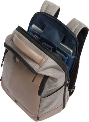 Рюкзак Piquadro Sync CA7188W145/SA песочный/серый натур.кожа/нейлон