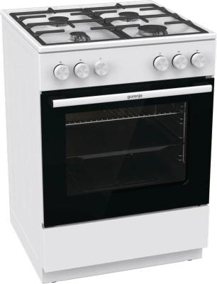 Плита Газовая Gorenje GG6A10WFFM белый (без крышки) реш.сталь