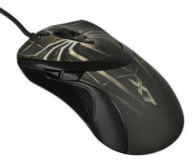 Мышь A4Tech Oscar Editor XL-747H коричневый/рисунок лазерная 3600dpi USB 6but (XL-747H (BROWN SPIDER))