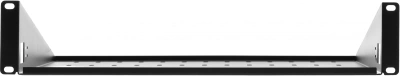 Полка стационарная ЦМО МС-40-9005 2U нагр.:15кг. 19" 400мм черный (упак.:1шт)