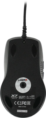 Мышь A4Tech XL-750BK черный лазерная 3600dpi USB 6but (XL-750BK USB)
