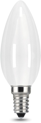 Лампа филам. Gauss Filament 5Вт цок.:E14 свеча 220B св.свеч.бел.теп. (упак.:1шт) (103201105)