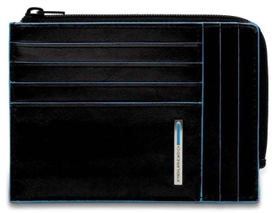 Чехол для кредитных карт Piquadro Blue Square PU1243B2R/N черный натур.кожа