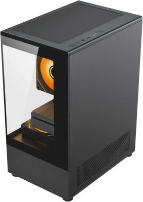 Корпус Accord ACC-UE2B черный без БП mATX 1xUSB3.0 audio bott PSU
