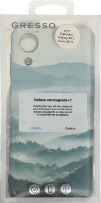 Чехол (клип-кейс) Gresso для Samsung Galaxy A03 Core Meridian зеленый (GR17AAAE8934)