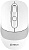 Мышь A4Tech Fstyler FB10CS белый/серый оптическая 2000dpi silent беспров. BT/Radio USB 4but (FB10CS USB GRAYISH WHITE)