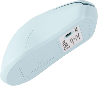 Мышь Acer OMR501 голубой оптическая 1600dpi silent беспров. USB 4but (ZL.MCE11.019)