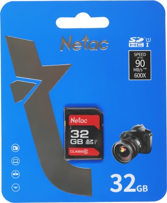 Флеш карта SDHC 32GB Netac NT02P600STN-032G-R P600 w/o adapter