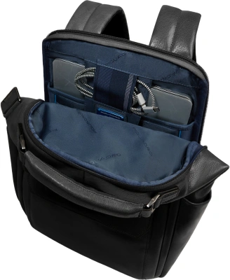 Рюкзак мужской Piquadro Solm CA7020S141/N черный натур.кожа