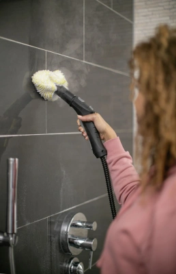 Пароочиститель напольный Karcher SC 2 EasyFix 1500Вт белый/черный