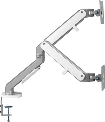 Кронштейн для мониторов Ultramounts UM735SIL серый/серебристый 17"-27" макс.7кг крепление к столешнице поворот и наклон