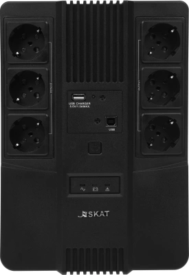 Источник бесперебойного питания Бастион Skat 800 AI 480Вт 800ВА черный