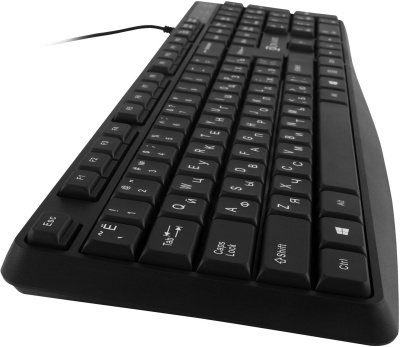 Клавиатура Оклик 145M черный USB (1659983) кабель 1.85м