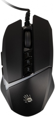 Мышь A4Tech Bloody W60 Max черный оптическая 10000dpi USB 7but (W60 MAX STONE BLACK)