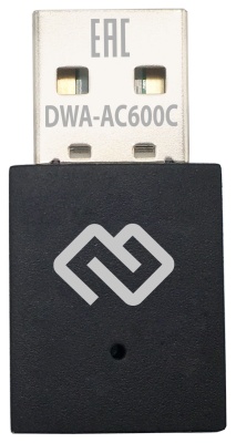 Сетевой адаптер Wi-Fi Digma DWA-AC600C AC600 USB 2.0 (ант.внутр.) 1ант.