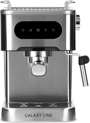 Кофеварка рожковая Galaxy Line GL 0761 1500Вт серебристый