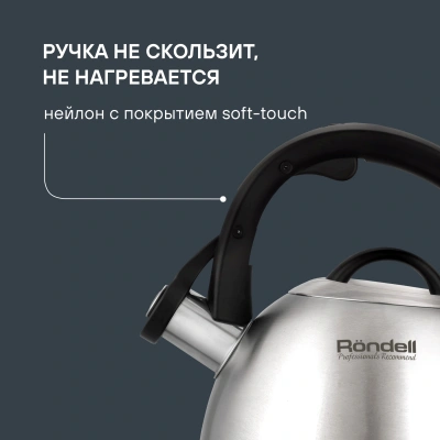 Чайник металлический Rondell Zart RDS-1828 2.7л. стальной