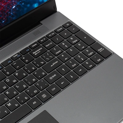 Ноутбук IRU Tactio 15PHR Ryzen 5 7430U 8Gb SSD256Gb AMD Radeon Graphics 15.6" IPS FHD (1920x1080) FreeDOS black WiFi BT Cam 4000mAh (2150143)