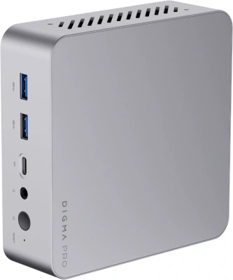 Неттоп Digma Pro Minimax X5 i5 13420H (2.1) 16Gb SSD512Gb UHDG Windows 11 Pro GbitEth WiFi BT 100W серебристый (DPP5-ADXW07)