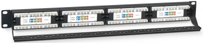 Патч-панель Cabeus PL-24-CAT.5E-DUAL 19" 1U 24xRJ45 кат.5E UTP
