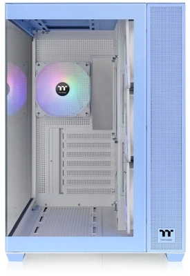 Корпус Thermaltake View 380 TG ARGB Hydrangea синий без БП ATX 6x120mm 2x140mm 1x200mm 2xUSB3.0 audio bott PSU