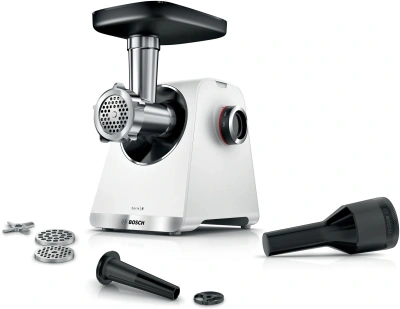 Мясорубка Bosch MFWS609W 2100Вт белый/черный