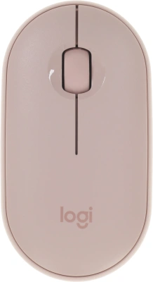 Мышь Logitech Pebble M350 розовый оптическая 1000dpi беспров. BT USB 2but (910-005575)