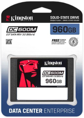 Накопитель SSD Kingston SATA-III 960GB SEDC600M/960G DC600M 2.5" 1 DWPD
