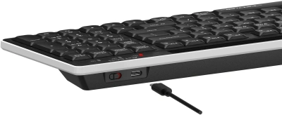 Клавиатура A4Tech FBX70C черный USB беспроводная BT/Radio slim