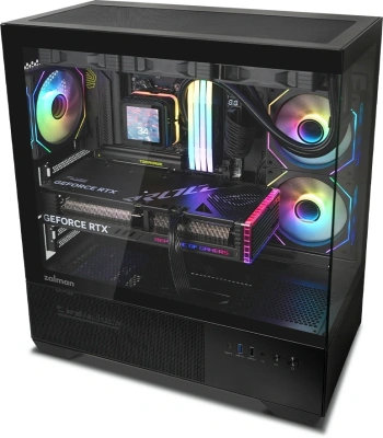 Корпус Zalman Chronix V2 черный без БП ATX 6x120mm 2x140mm 1xUSB2.0 1xUSB3.0 audio bott PSU