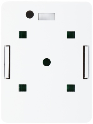 Розетка Lanmaster TWT-SM1-45-WHRJ45 кат.5E бел. (упак.:1шт)