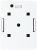 Розетка Lanmaster TWT-SM1-45-WHRJ45 кат.5E бел. (упак.:1шт)