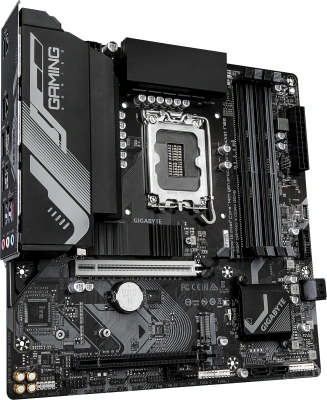 Материнская плата Gigabyte B760M GAMING X DDR4 GEN5 Soc-1700 Intel B760 4xDDR4 mATX AC`97 8ch(7.1) 2.5Gg RAID+HDMI+DP