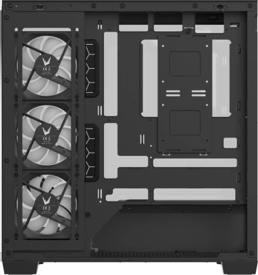 Корпус Formula Crystal Z8G Floe черный без БП ATX 3x120mm 3x140mm 2xUSB3.0 audio bott PSU