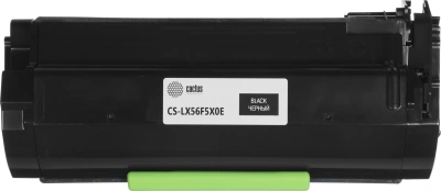 Картридж лазерный Cactus CS-LX56F5X0E 56F5X00/56F5X0E черный (20000стр.) для Lexmark MS321/421/521/621 с чипом