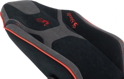 Кресло игровое A4Tech Bloody GC-680 черный/серый искусственная замша с подголов. крестов. металл