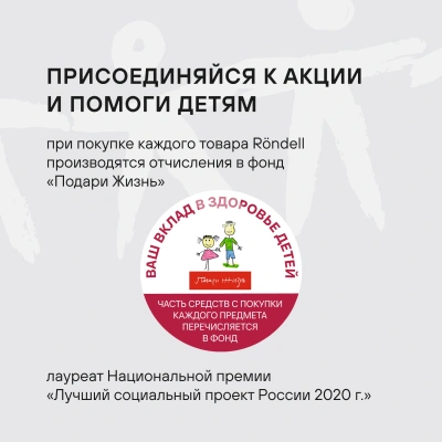 Сковорода-гриль Rondell Perfect RDA-1562 квадратная 28см покрытие: Xylan Plus ручка несъемная (без крышки) черный