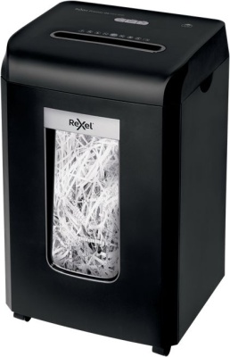 Шредер Rexel Promax QS 18/38 S EU черный (секр.Р-2) ленты 18лист. 38лтр. скрепки скобы пл.карты